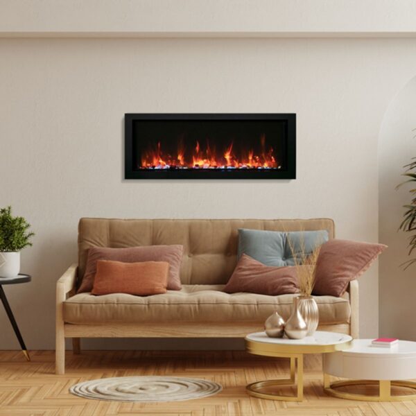 Amantii Remii Extra Slim Indoor/Outdoor Built-In Electric Fireplace