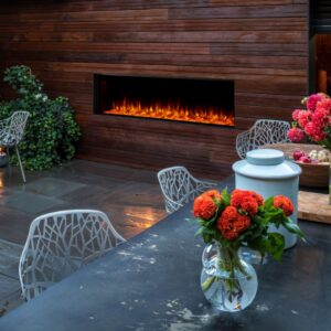 Simplifire Forum Outdoor Electric Fireplace - 55"